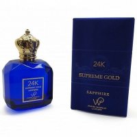 Paris World Luxury 24K Gold Sapphire