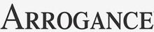 Arrogance  brand logo