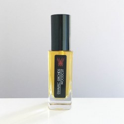 Olympic Orchids Artisan Perfumes Woodcut